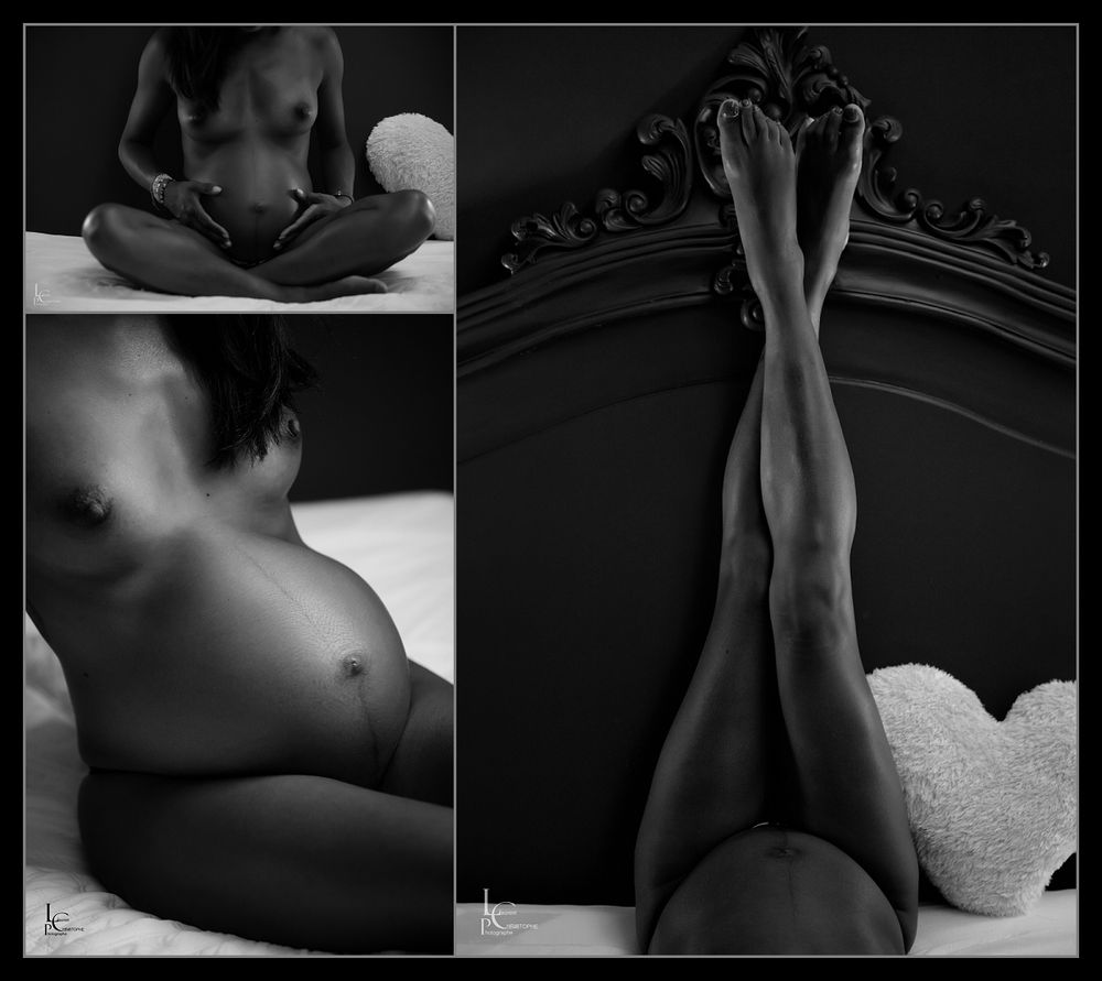 séance grossesse dénudée Angers - Studio photo PATTON